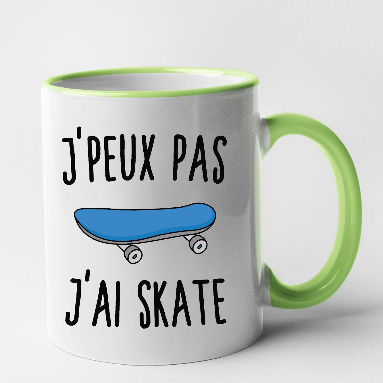 Mug J'peux pas j'ai skate Vert