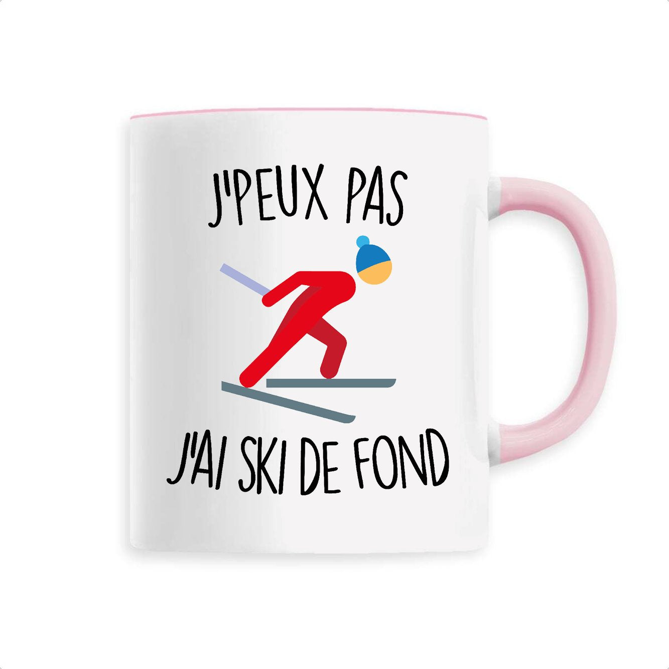 Mug J'peux pas j'ai ski de fond 