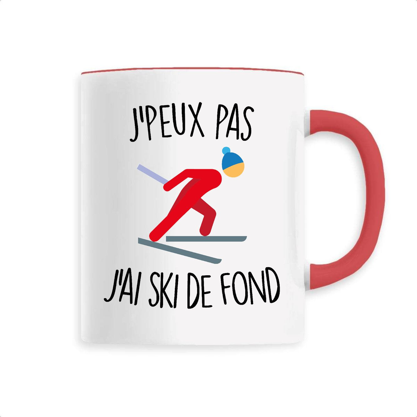 Mug J'peux pas j'ai ski de fond 