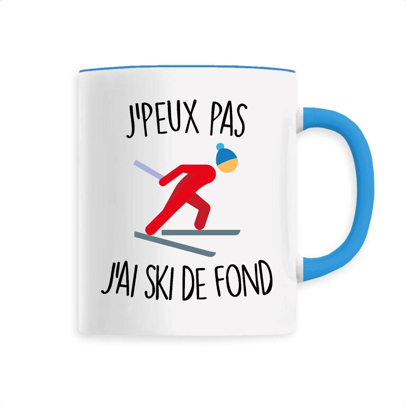 Mug J'peux pas j'ai ski de fond 