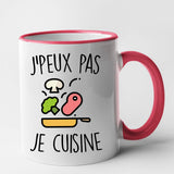 Mug J'peux pas je cuisine Rouge