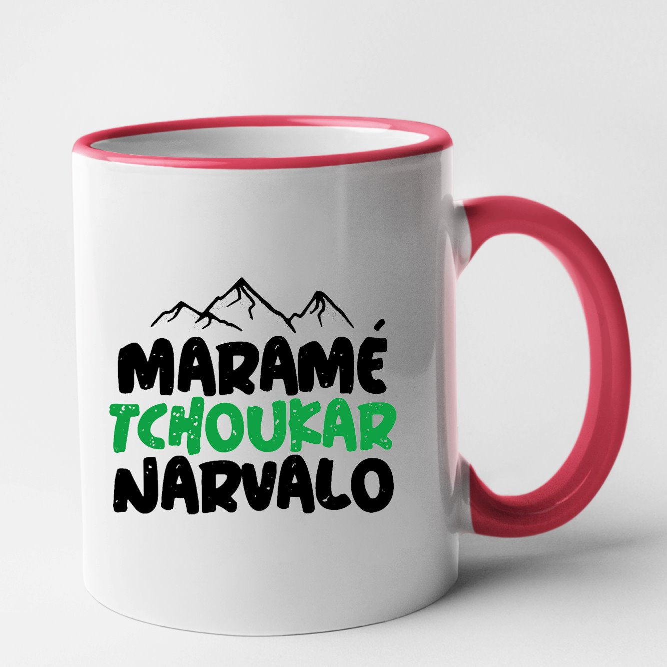 Mug Maramé tchoukar narvalo Rouge