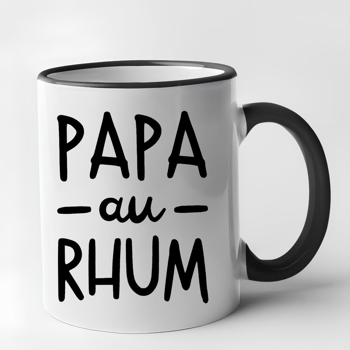 Mug Papa au rhum Noir