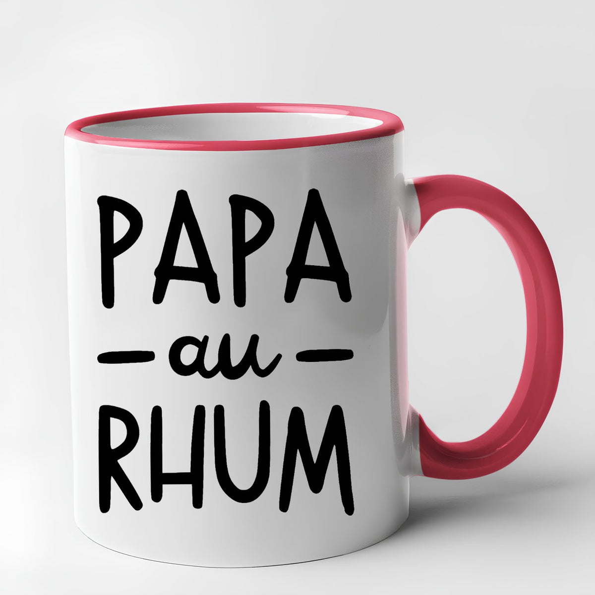 Mug Papa au rhum Rouge