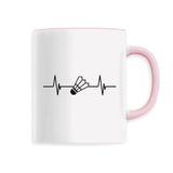 Mug Rythme cardiaque badminton 