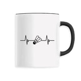 Mug Rythme cardiaque badminton 