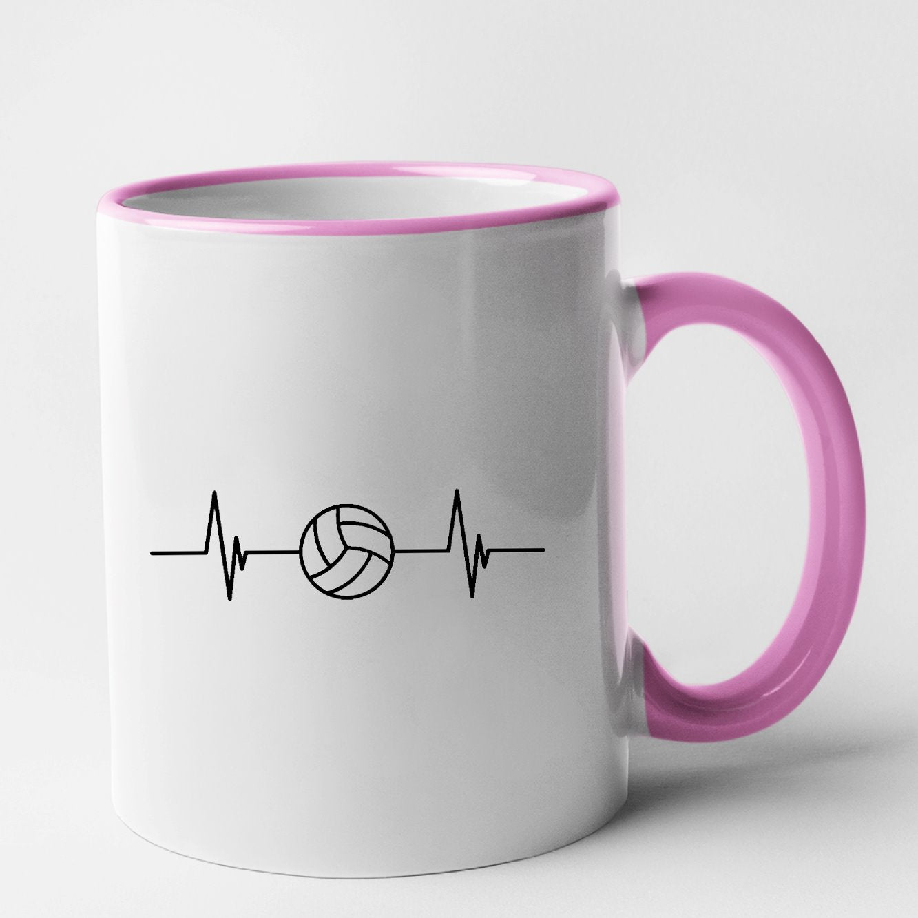 Mug Rythme cardiaque volley Rose