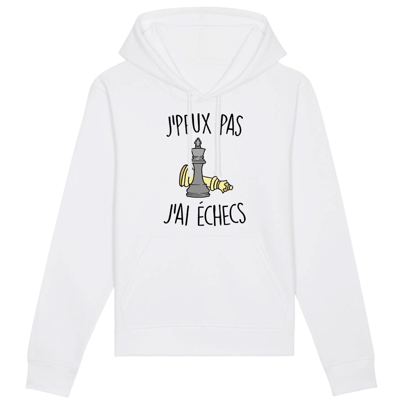 Sweat Capuche Adulte J'peux pas j'ai échecs 