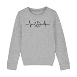 Sweat Enfant Rythme cardiaque volley 