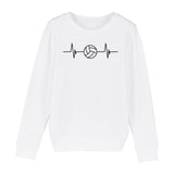 Sweat Enfant Rythme cardiaque volley 