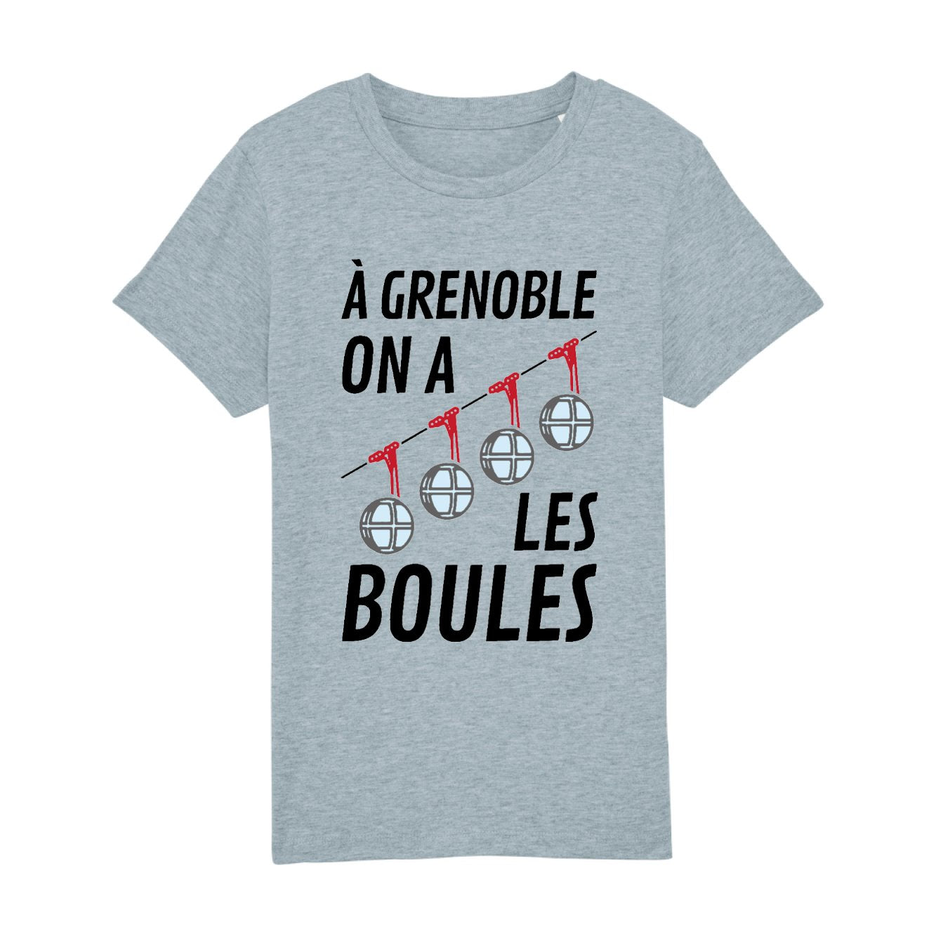 T-Shirt Enfant À Grenoble on a les boules 