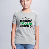 T-Shirt Enfant Maramé tchoukar narvalo Gris