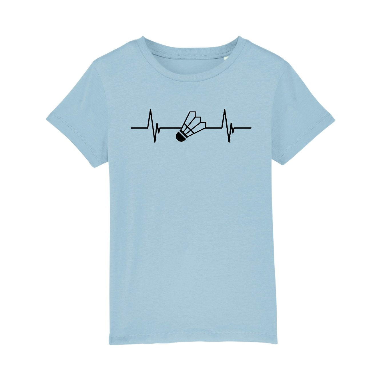 T-Shirt Enfant Rythme cardiaque badminton 