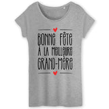 T-Shirt Femme Bonne fête à la meilleure grand-mère 