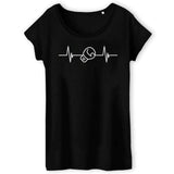 T-Shirt Femme Rythme cardiaque boxe 