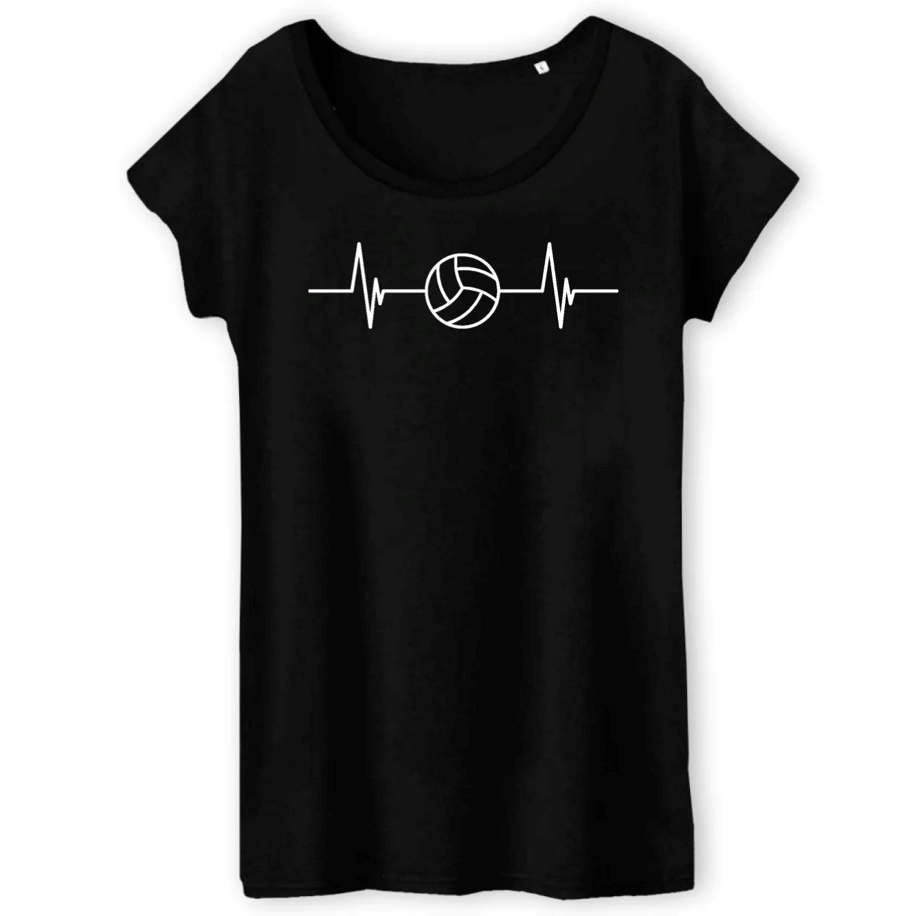 T-Shirt Femme Rythme cardiaque volley 