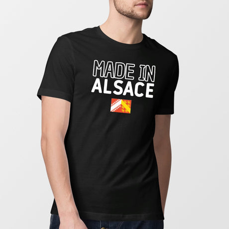 T-Shirt Homme Made in Alsace Noir