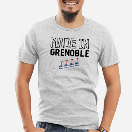 T-Shirt Homme Made in Grenoble Gris