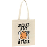 Tote bag Jacques a dit à table 