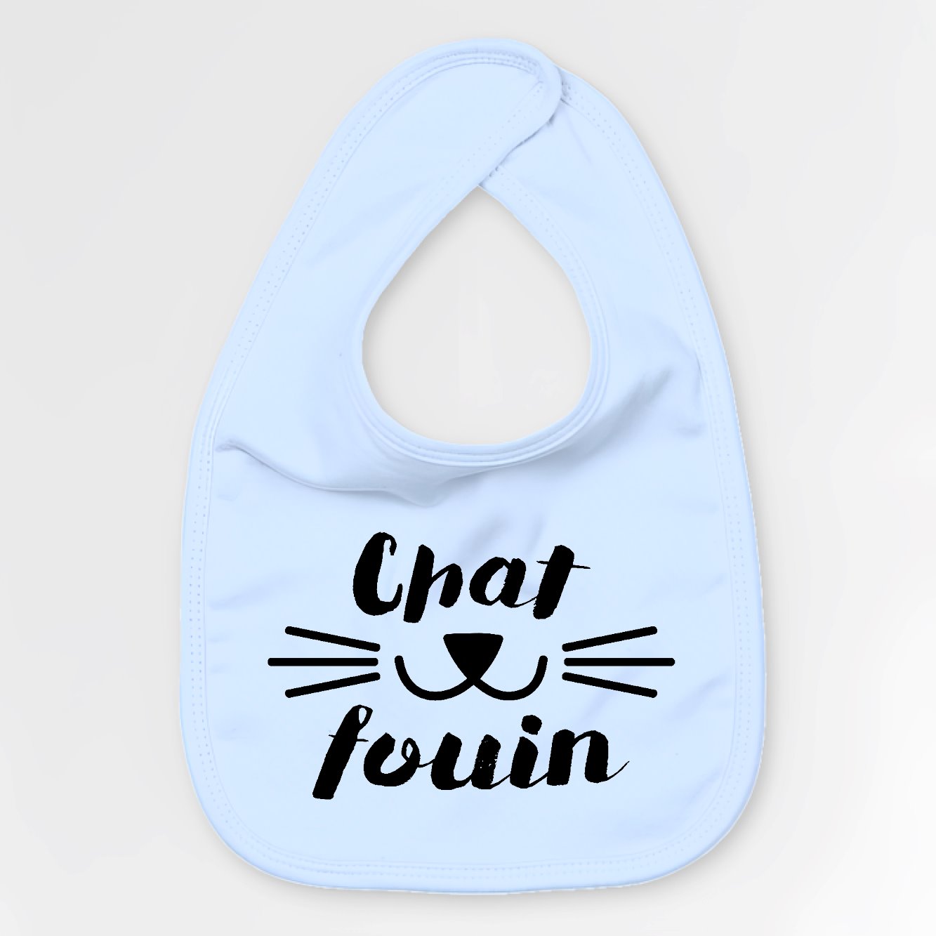 Bavoir Bébé Chafouin Bleu