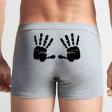 Boxer Homme Mains aux fesses Gris