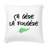 Coussin Ça gère la fougère 