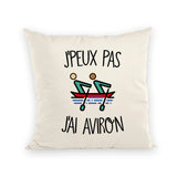 Coussin J'peux pas j'ai aviron 