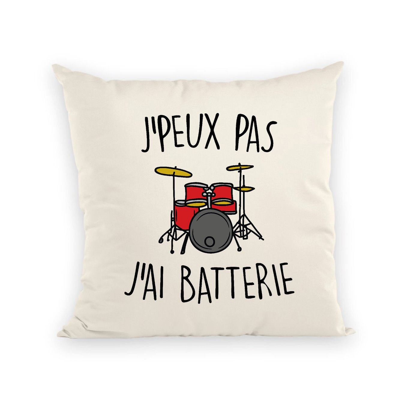 Coussin J'peux pas j'ai batterie 