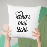 Coussin Ours mal léché Blanc
