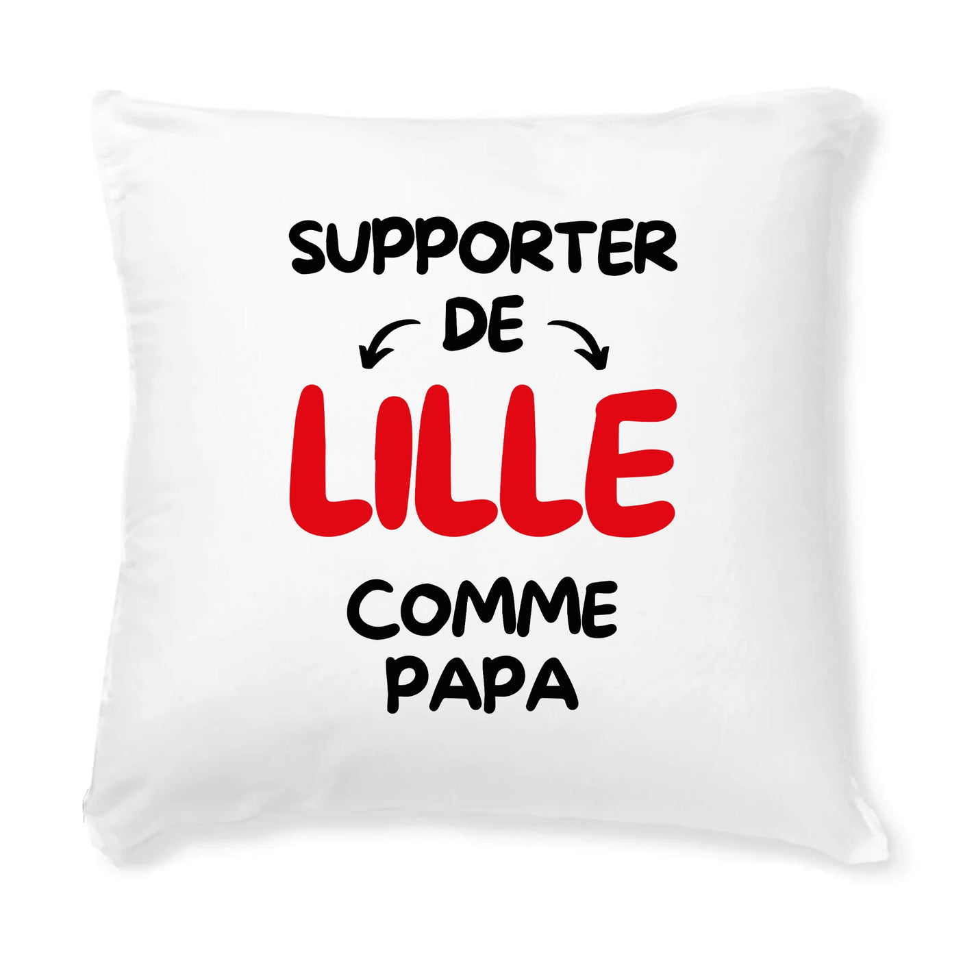 Coussin Supporter de Lille comme papa 