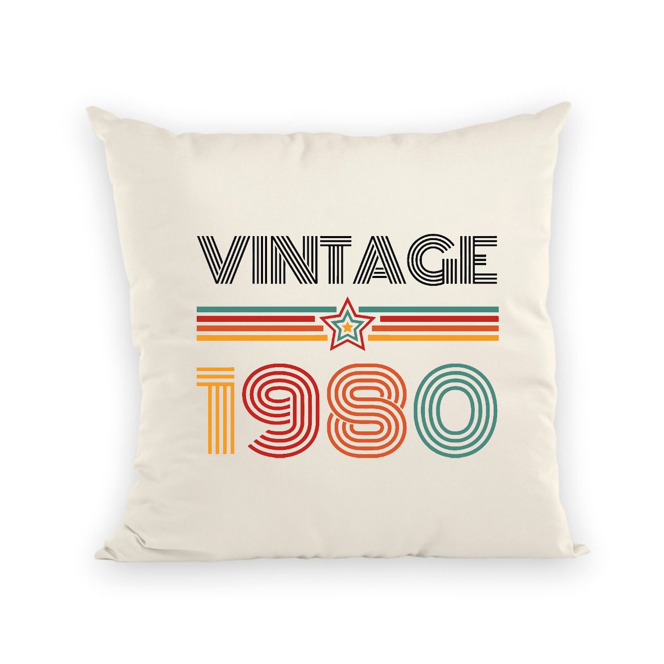 Coussin Vintage année 1980 