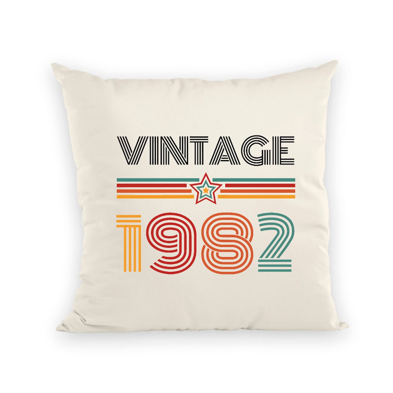Coussin Vintage année 1982 