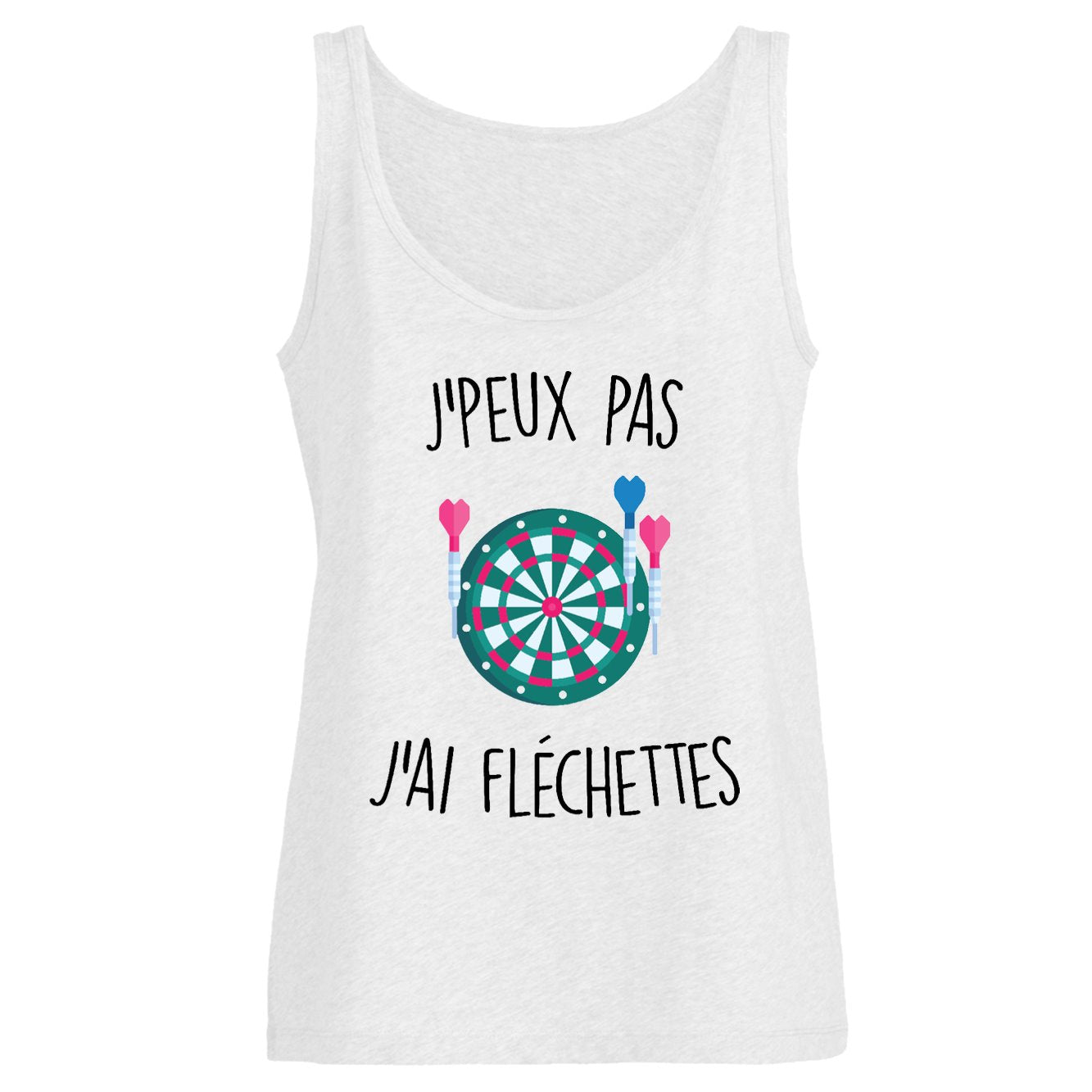 Débardeur Femme J'peux pas j'ai fléchettes 