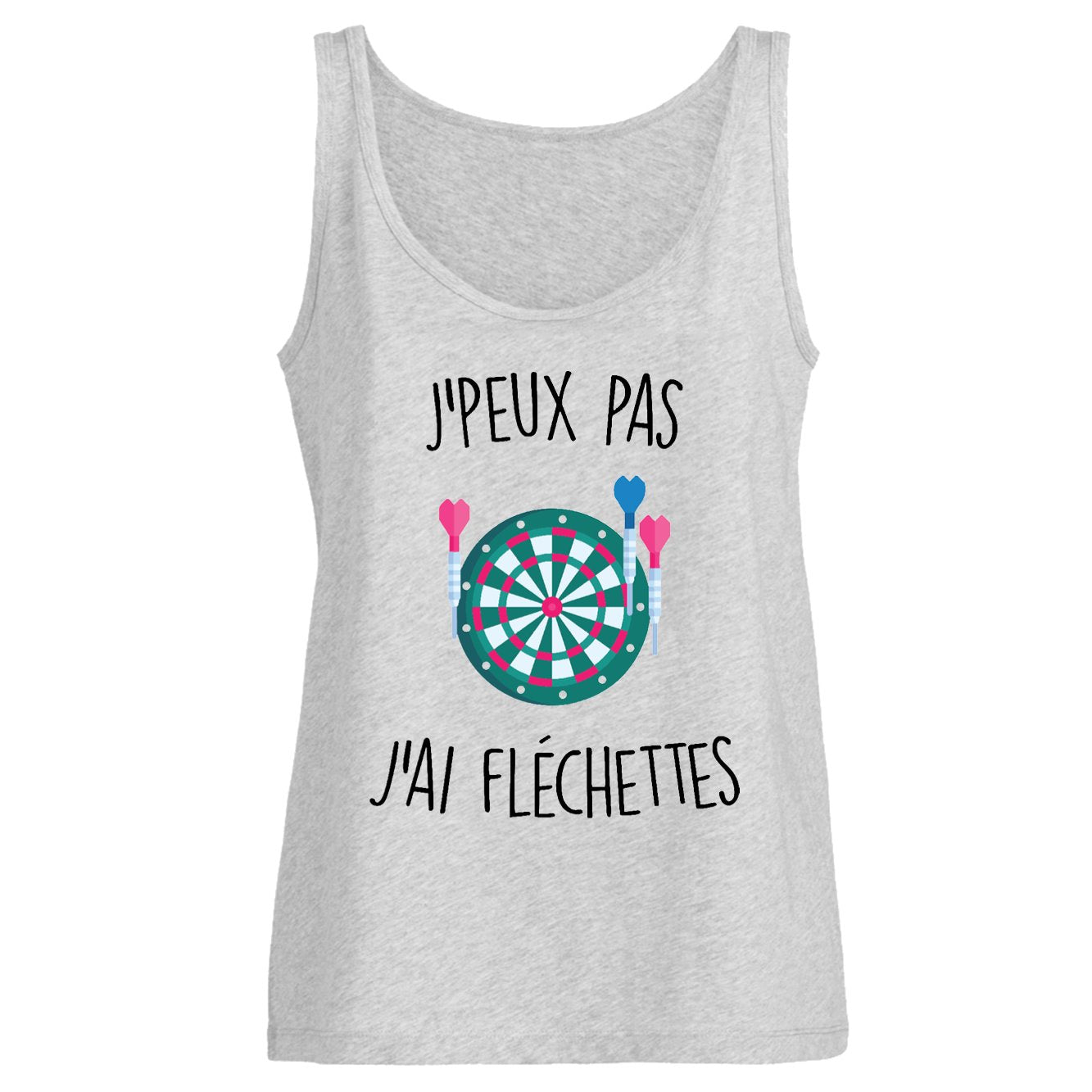 Débardeur Femme J'peux pas j'ai fléchettes 