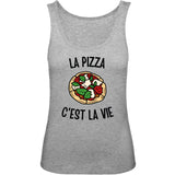 Débardeur Femme La pizza c'est la vie 