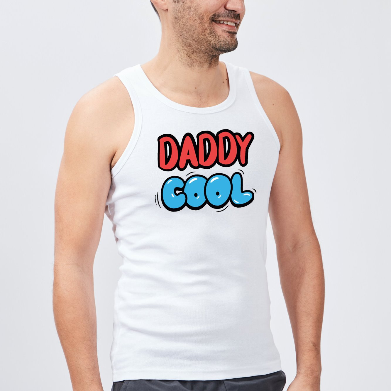 Débardeur Homme Daddy Cool Blanc