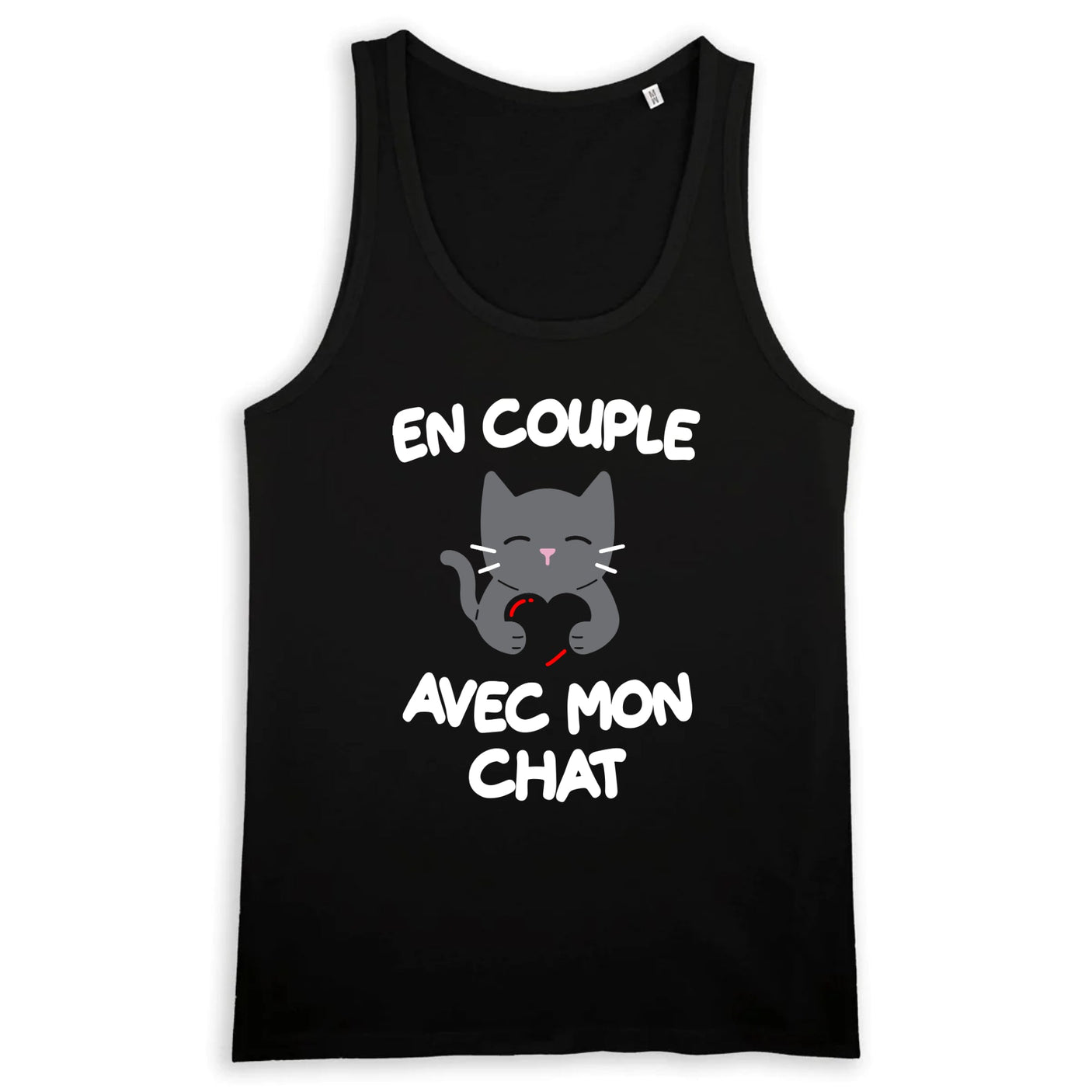 Débardeur Homme En couple avec mon chat 