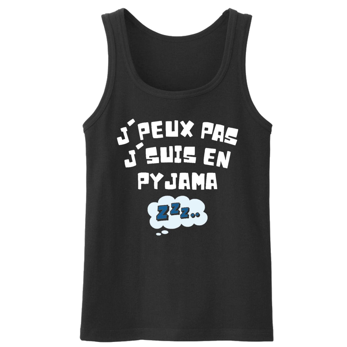 Débardeur Homme J'peux pas j'suis en pyjama 