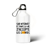 Gourde J'accepte les cookies 
