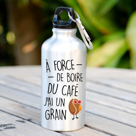 Gourde J'ai un grain de café Blanc