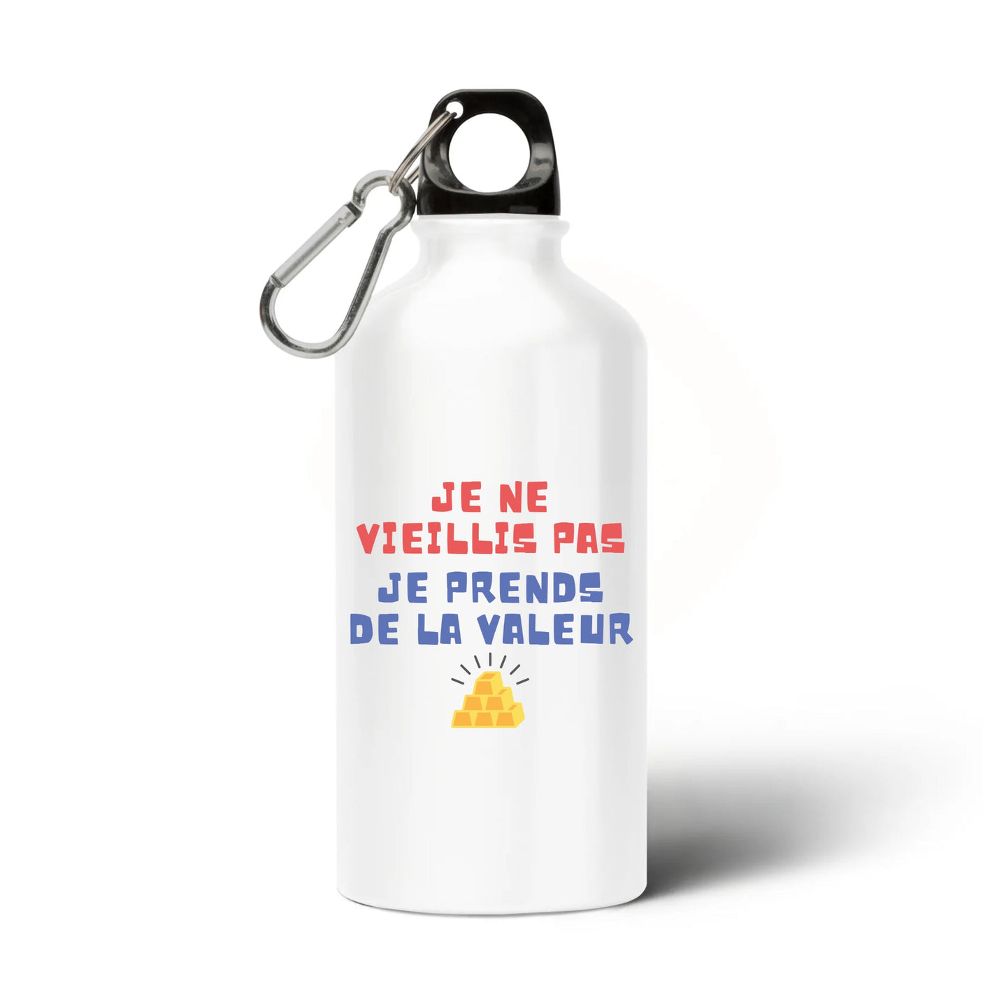 Gourde Je ne vieillis pas je prends de la valeur 