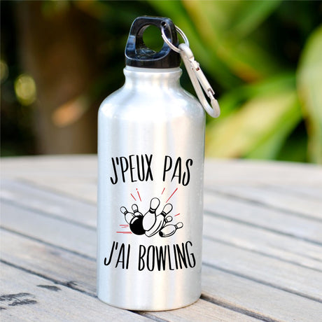Gourde J'peux pas j'ai bowling Blanc