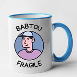 Mug Babtou fragile Bleu