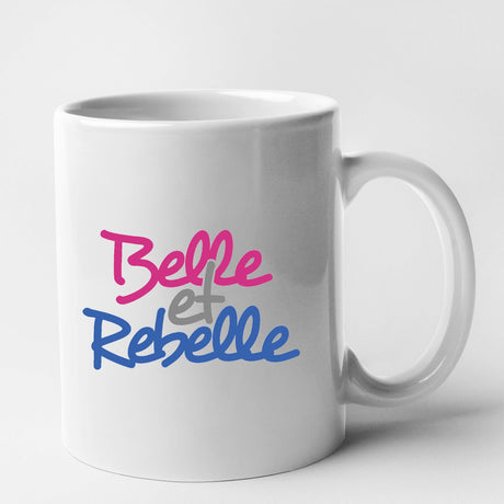 Mug Belle et rebelle Blanc