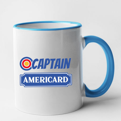 Mug Captain Americard Bleu