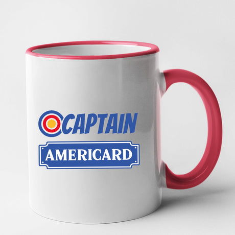 Mug Captain Americard Rouge