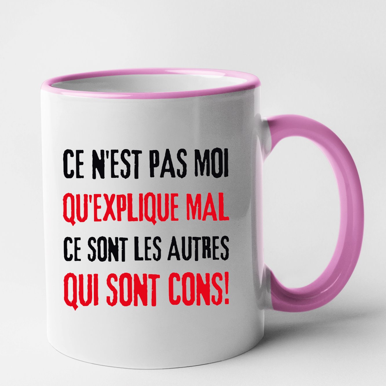 Mug Ce n'est pas moi qui explique mal Rose