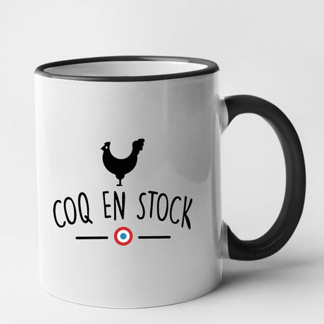 Mug Coq en stock Noir