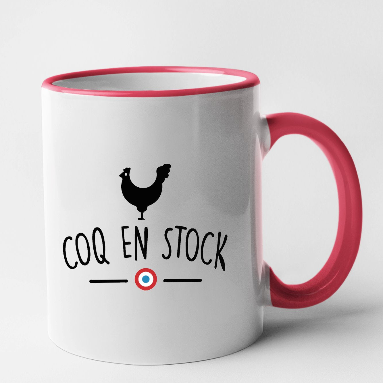 Mug Coq en stock Rouge