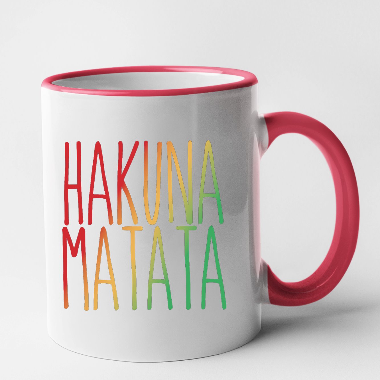 Mug Hakuna Matata Rouge